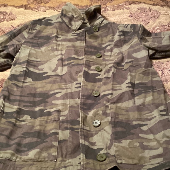 Express camouflage jacket with buttons - Picture 1 of 7